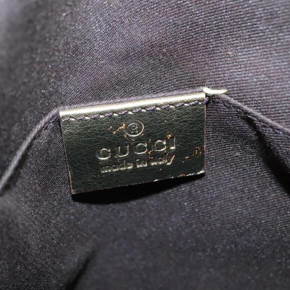 GUCCI GG Crystal Sherry Line Tote Bag Coated Canvas Brown - Picture 14 of 16